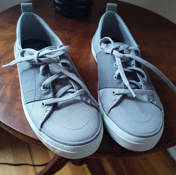 Sperry bionic Crest Vibe canvas sneaker in Gray - Picture 2 of 7
